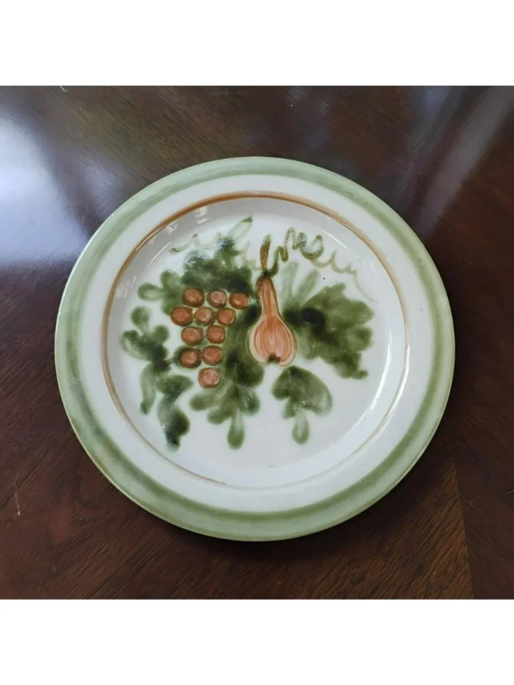 Vintage John B Taylor Harvest Pear Lazy Susan Set 6 Piece Relish Tray MCM Decor